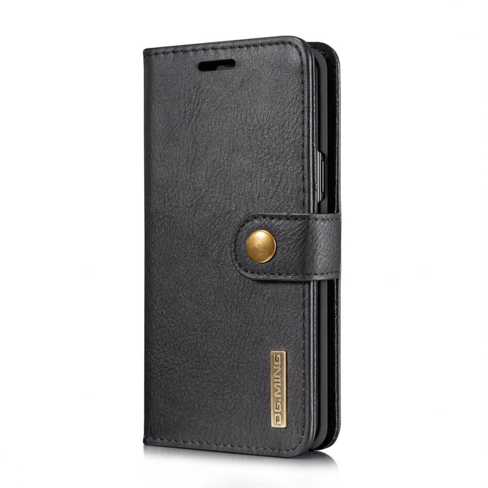  Plånboksfodral med magnetskal för Galaxy S9 Svart - DG.MING
