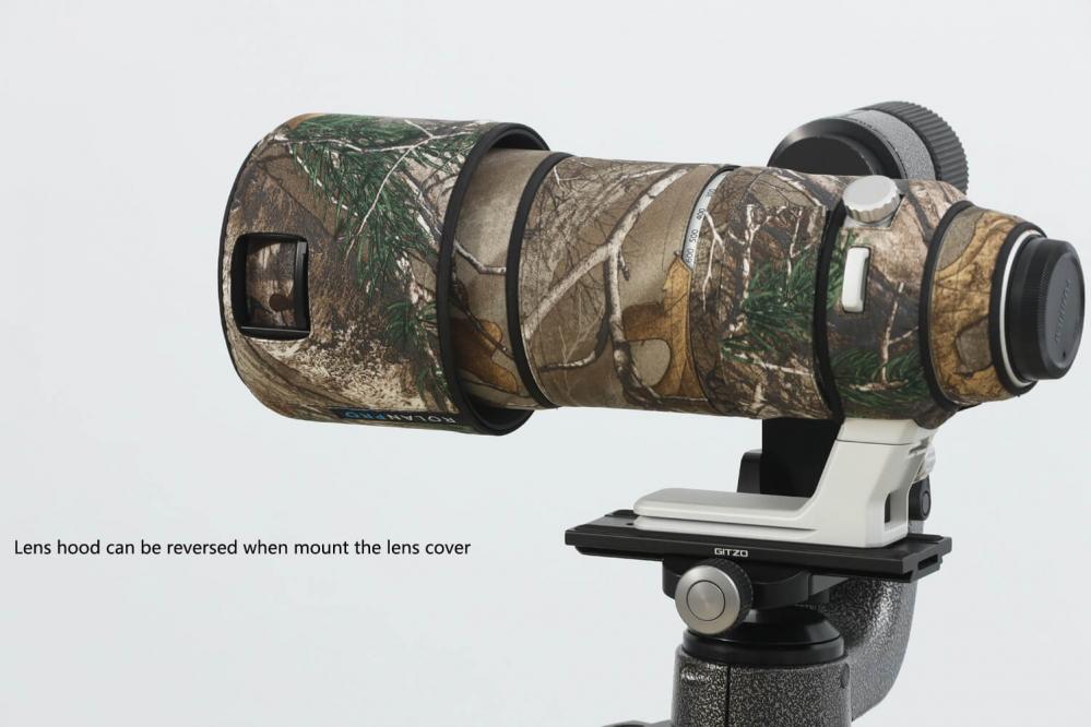 ROLANPRO Camouflage-Objektivschutz für FUJINON XF 150–600 mm F/5.6–8R LM OIS WR Coat Objektivschutzhülle, #27 wasserdicht