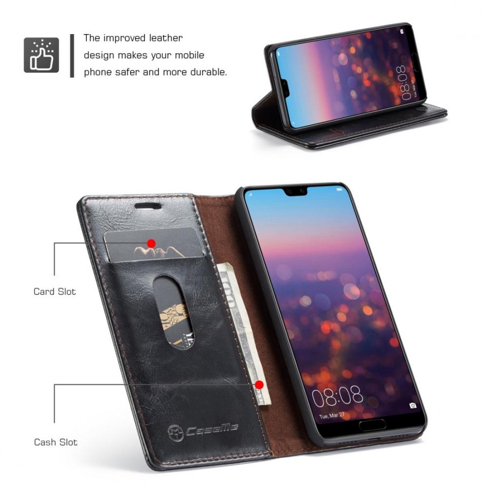  Plnboksfodral med kortplats fr Huawei P20 Pro - CaseMe