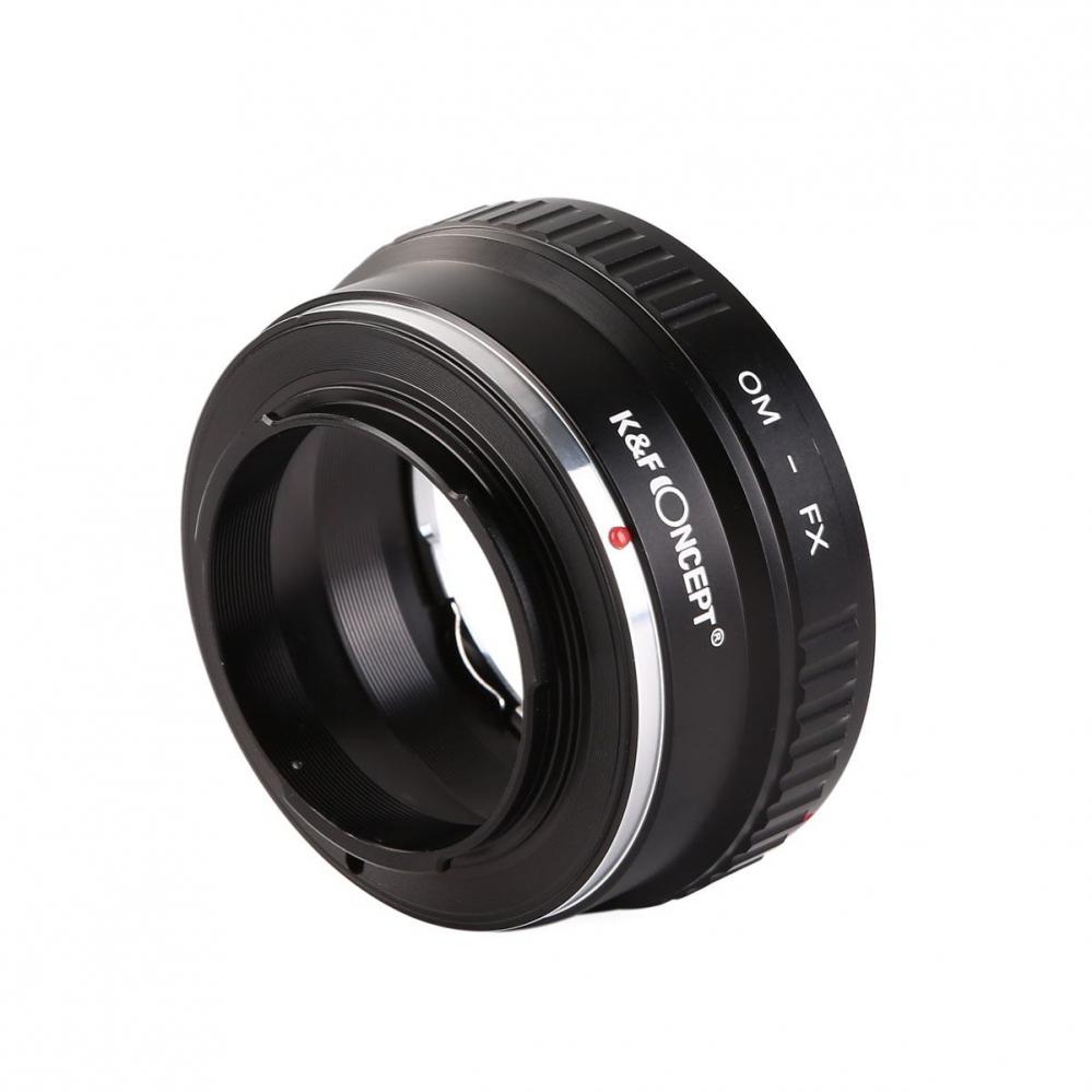 K&F Objektivadapter till Olympus OM Zuiko objektiv för Fujifilm X kamerahus