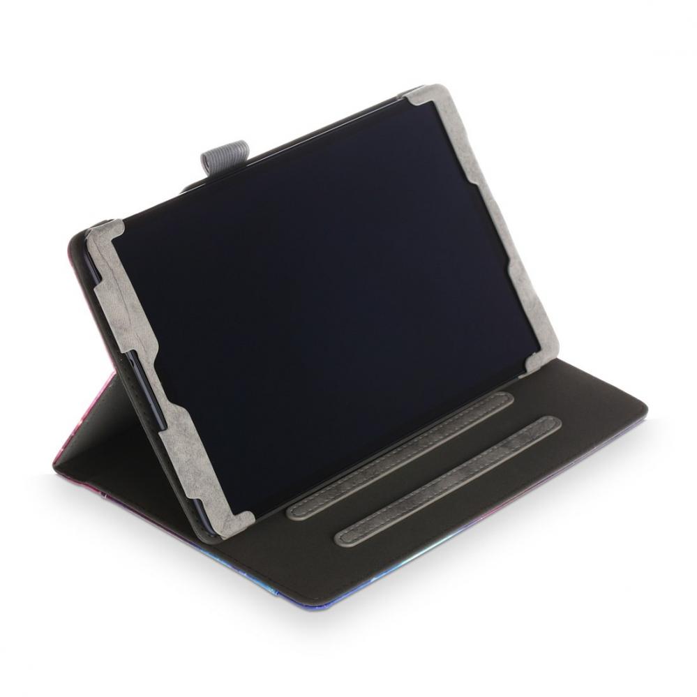 Fodral med sedelfack för Galaxy Tab A 10.1 (2019) med rymdmönster