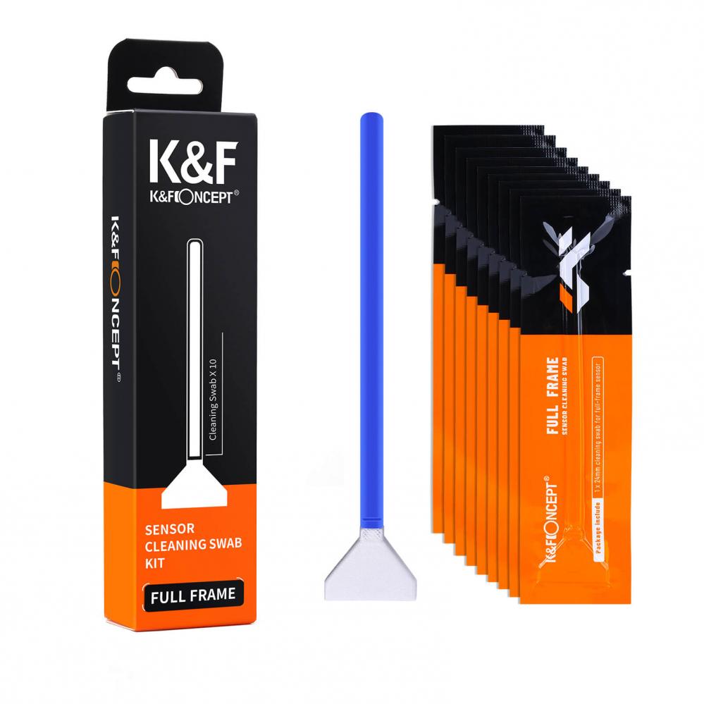 K&F Concept 10st Rengöringsstickor för fullformats bildsensor
