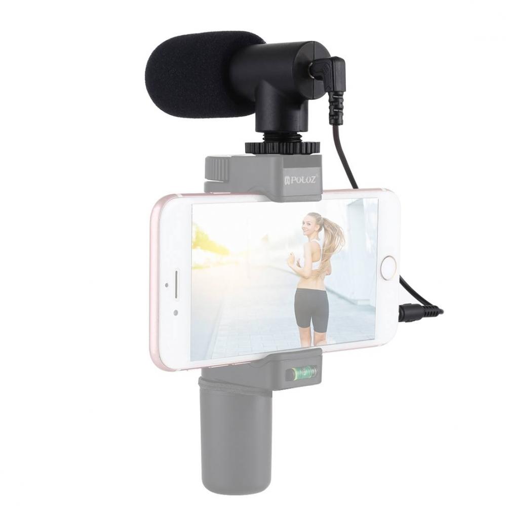 Puluz Stereomikrofon för mobil DSLR med 3.5mm kontakt
