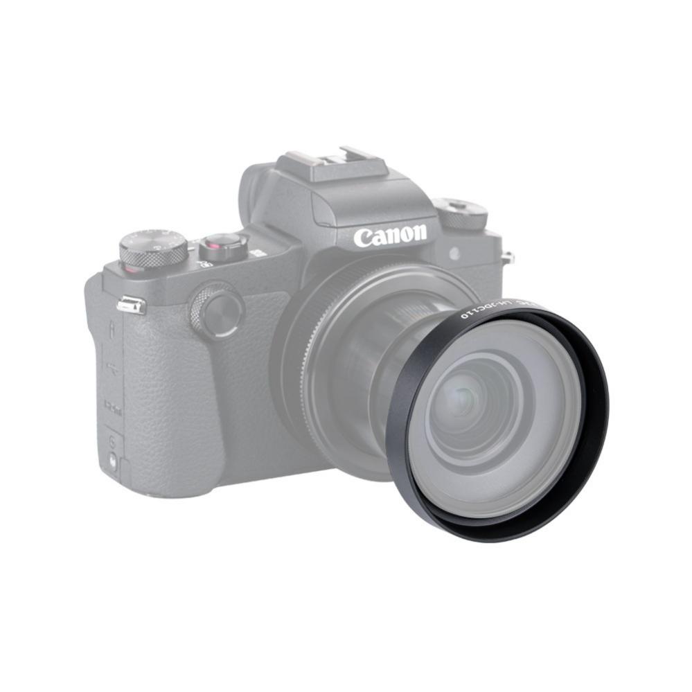 JJC Motljusskydd för Canon PowerShot G1X Mark III motsvarar Canon LH-DC110
