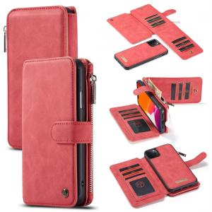  CaseMe Plånboksfodral med magnetskal för iPhone 11 Pro Röd