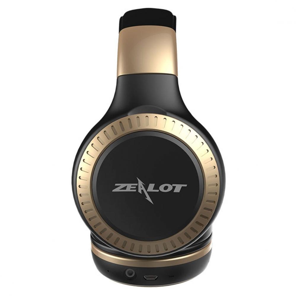ZEALOT Bluetooth Hörlurar med mikrofon och 3.5mm ljudkabel