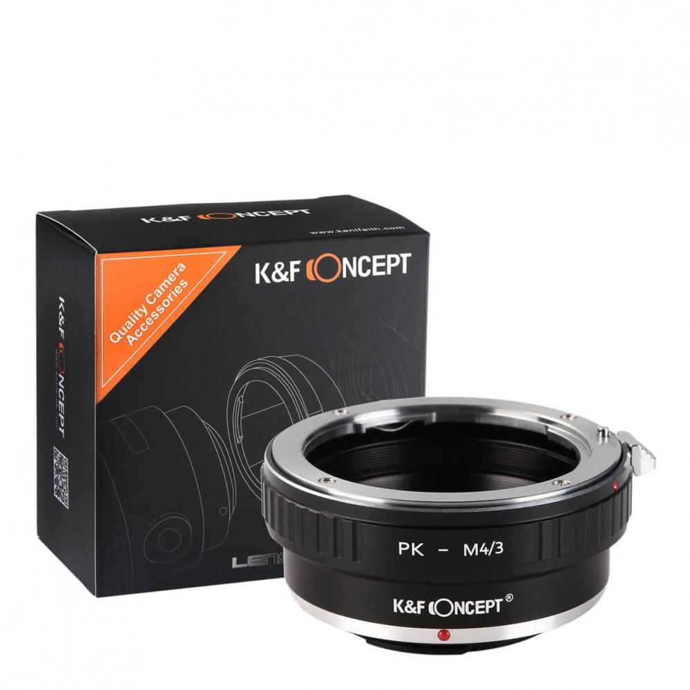 K&F Objektivadapter till Pentax K objektiv för Micro 4/3 kamerahus