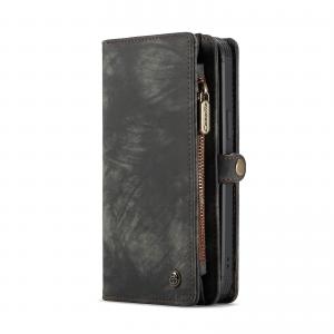  Plånboksfodral med magnetskal för iPhone 12/12 Pro Svart - CaseMe