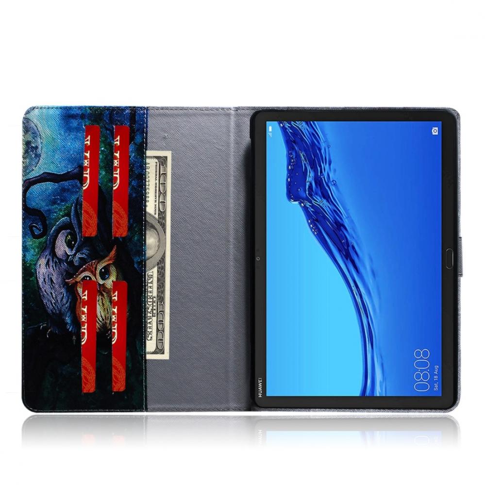 Fodral för Huawei MediaPad M5 Lite 10.1 - Ugglor
