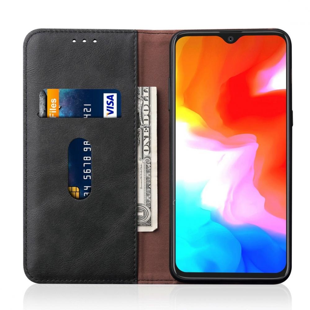 Plånboksfodral för OnePlus 6T - Svart mönster