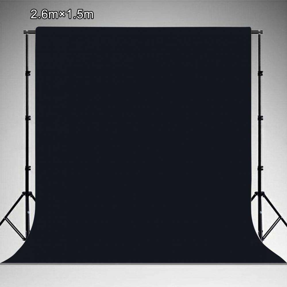 Svart vinylbakgrund (2.6x1.5m) - Puluz
