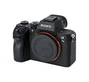  Kiwifotos Skin för Sony a7 III / a7R III - Svart kolfiberfilm