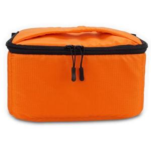  Innerväska för kamera & optik med handtag 26x15x14cm Orange