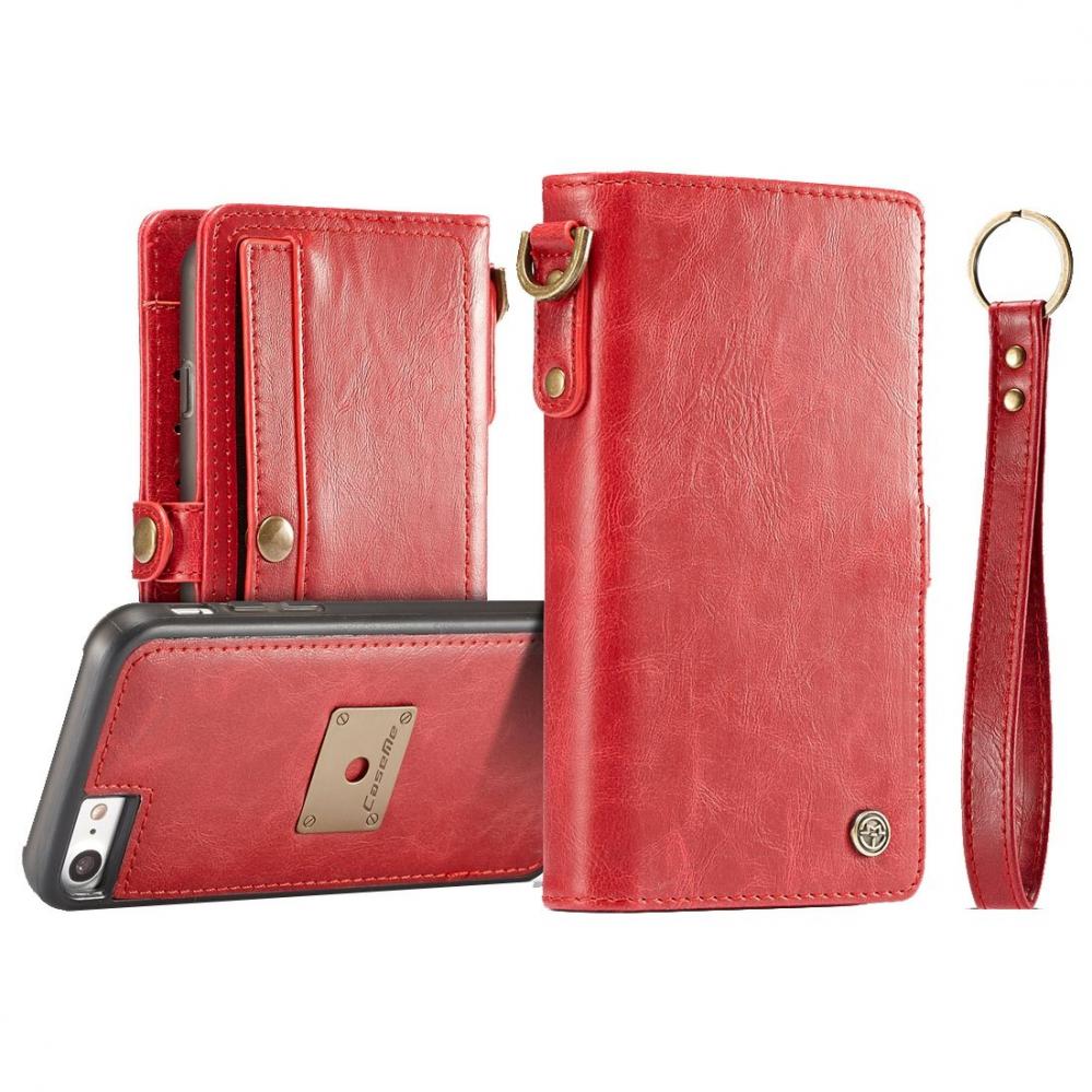  Plånboksfodral med magnetskal PU-läder för iPhone 7/8 - CaseMe