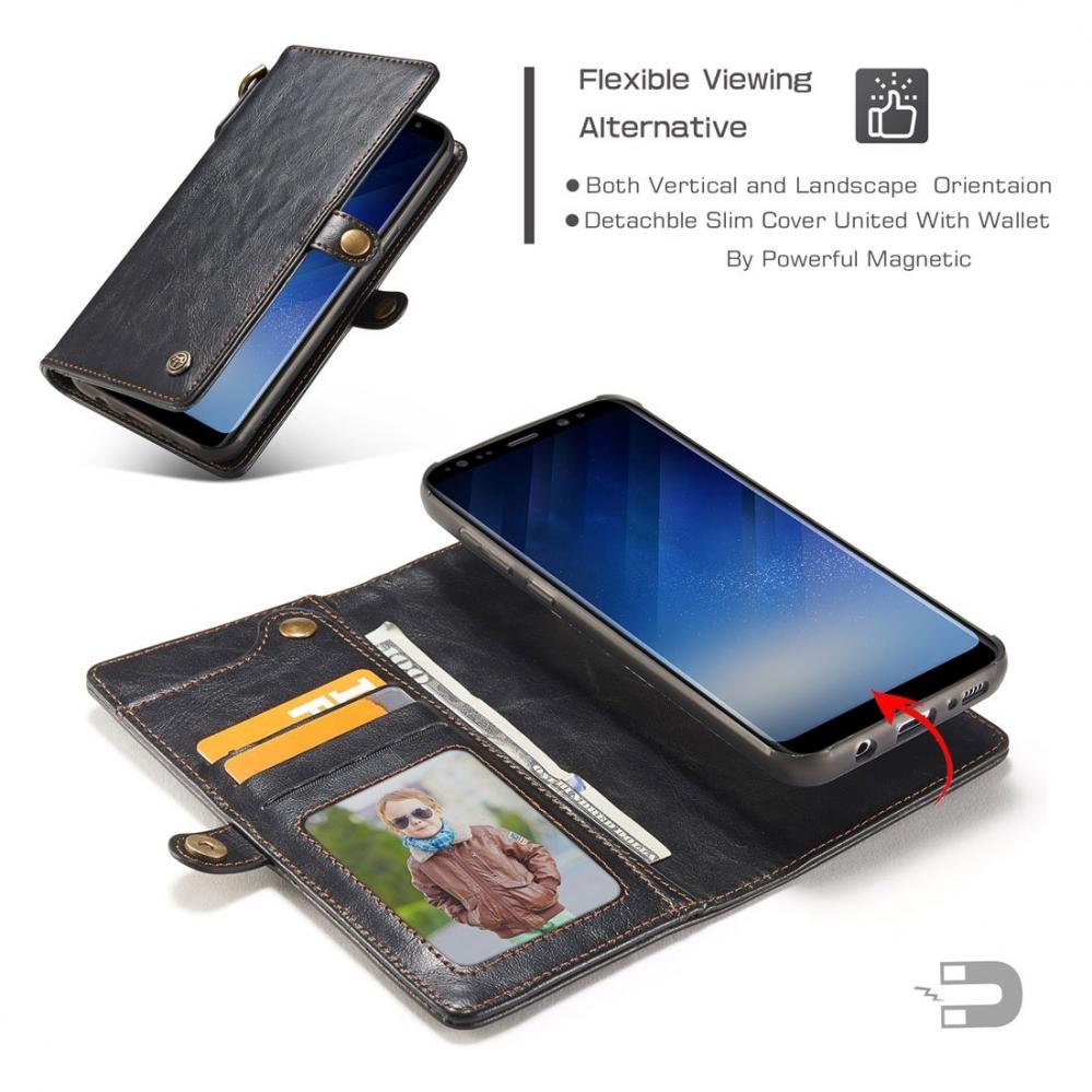 Plånboksfodral med magnetskal för Galaxy S8 Plus (G955) - CaseMe
