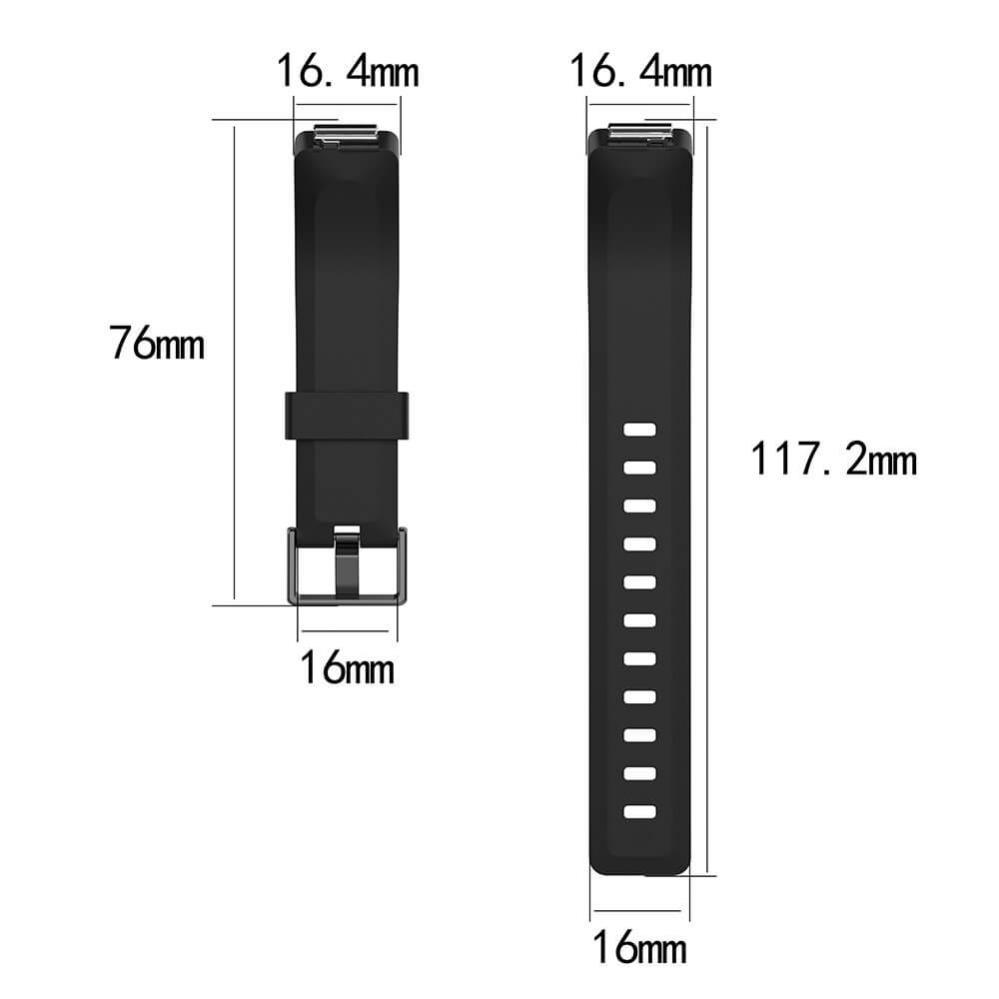 Armband fr Fitbit Inspire/ Inspire HR Svart silikon 105-165mm
