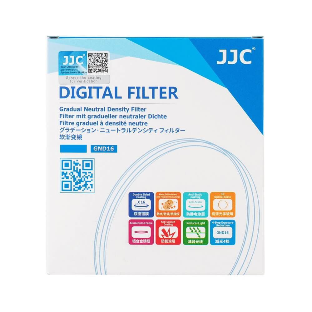  JJC Halvtonat ND16-filter MCR för landskapsfotografering