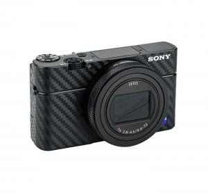  Kiwifotos Skin för Sony RX100 VII - Svart kolfiberfilm