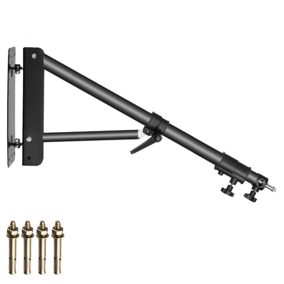  Vggmonterad arm med justerbar bom 100-180cm fr fotostudion