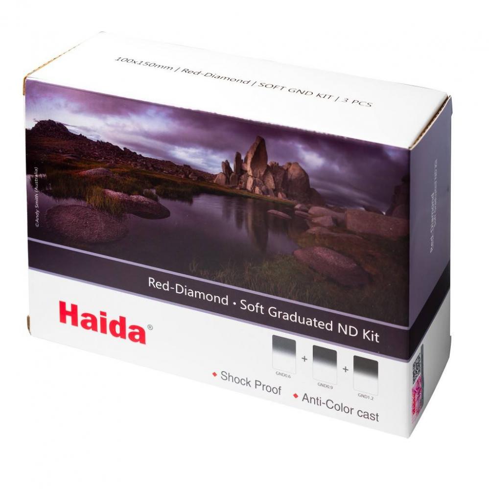  Haida Red Diamond Mjuk Graderat ND Filter-Kit ND4 ND8 ND16