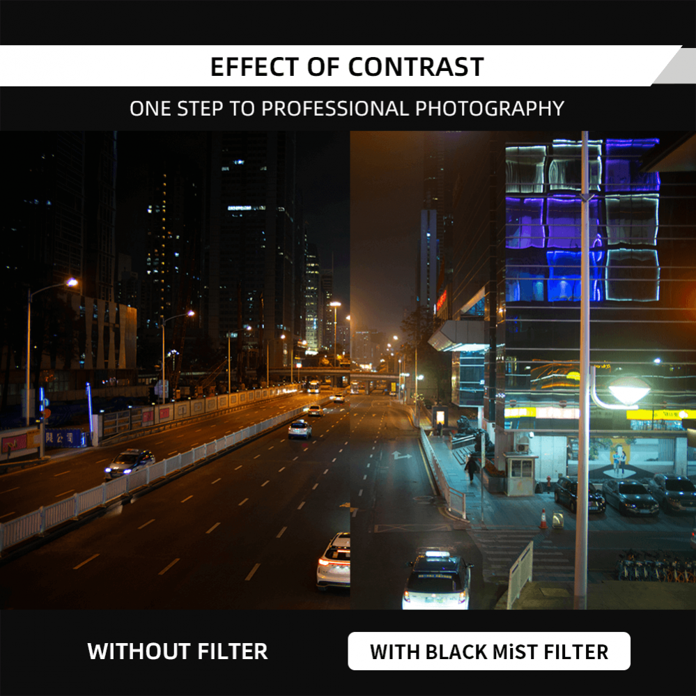 7Artisans Black Mist 1/4 Filter optiskt glas AGC