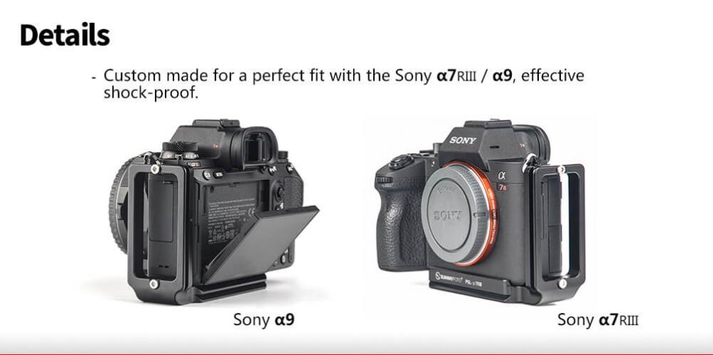  Sunwayfoto L-Bracket fr Sony A7RIII Sony A9