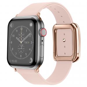  Armband med roséguldspänne för Apple Watch 41/40/38mm
