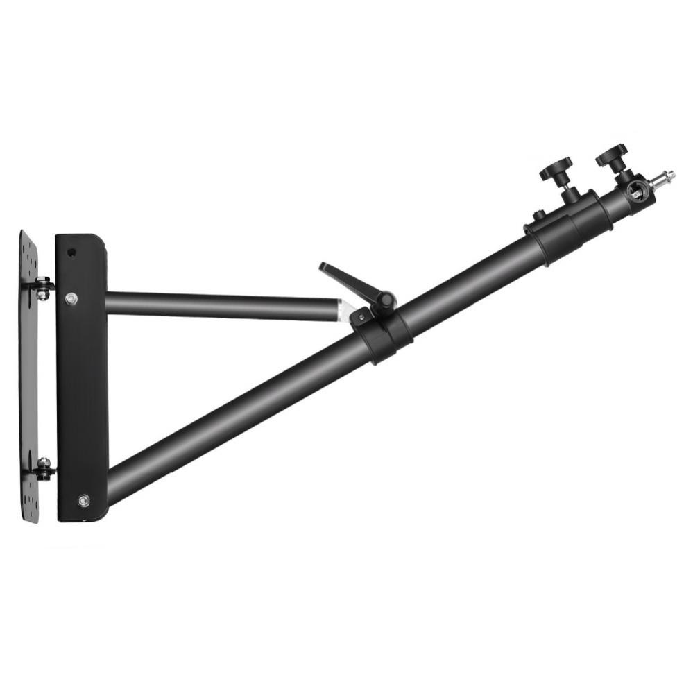  Vggmonterad arm med justerbar bom 100-180cm fr fotostudion