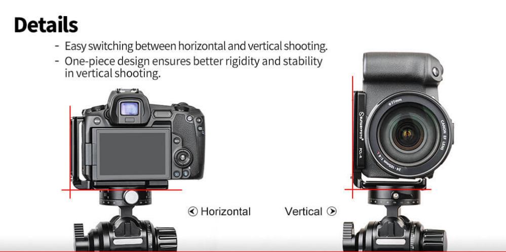Sunwayfoto L-Bracket för Canon EOS R