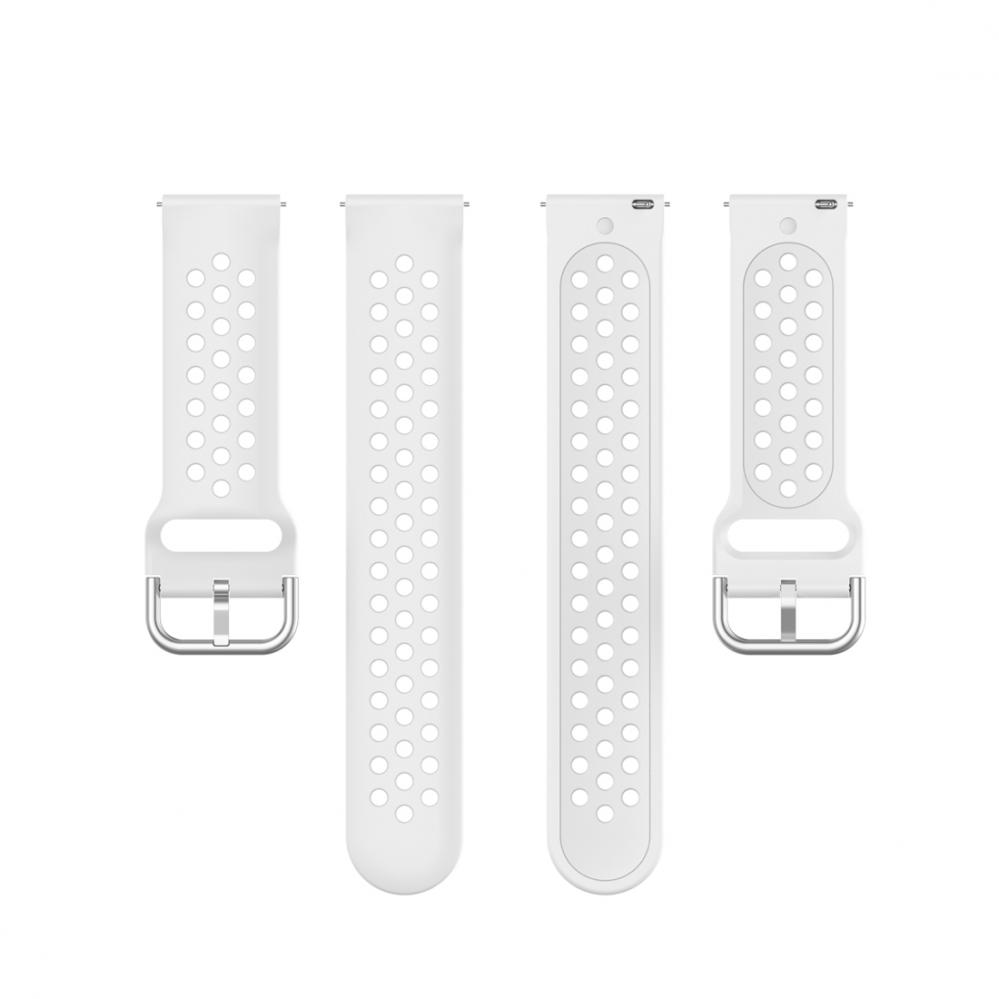 Silikonarmband för Smartwatch Vit 20mm Universal modell