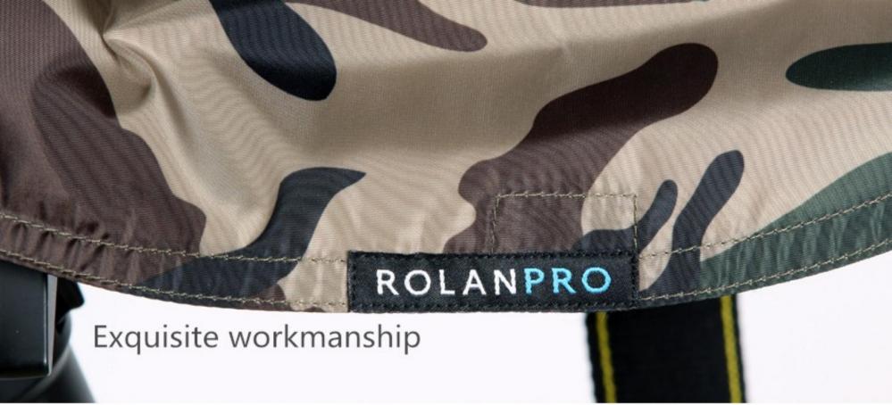  Rolanpro Regnskydd fr kamera & teleobjektiv kamouflage