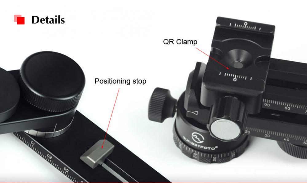 Sunwayfoto CR-30C Panorama-Kit mini med Arca Swiss fäste