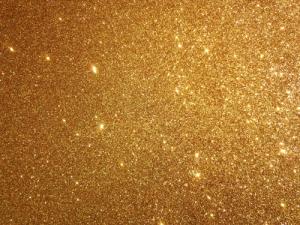  Vinylbakgrund 1.5x3.0m - Guld glitter