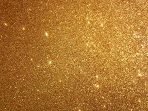  Vinylbakgrund 1.5x3.0m - Guld glitter