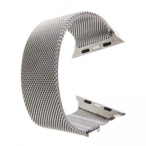  Armband för Apple Watch 38/40/41mm kedja Silver Magnetisk