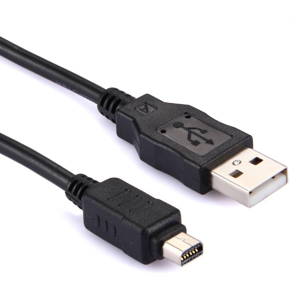  Kamerakabel USB för Olympus FE140 / U830 / U840 / U850 / D425 / D435