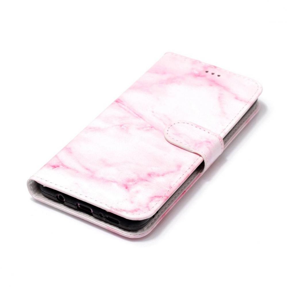  Plånboksfodral för Galaxy S9 Plus Rosa med kortplatser och fack