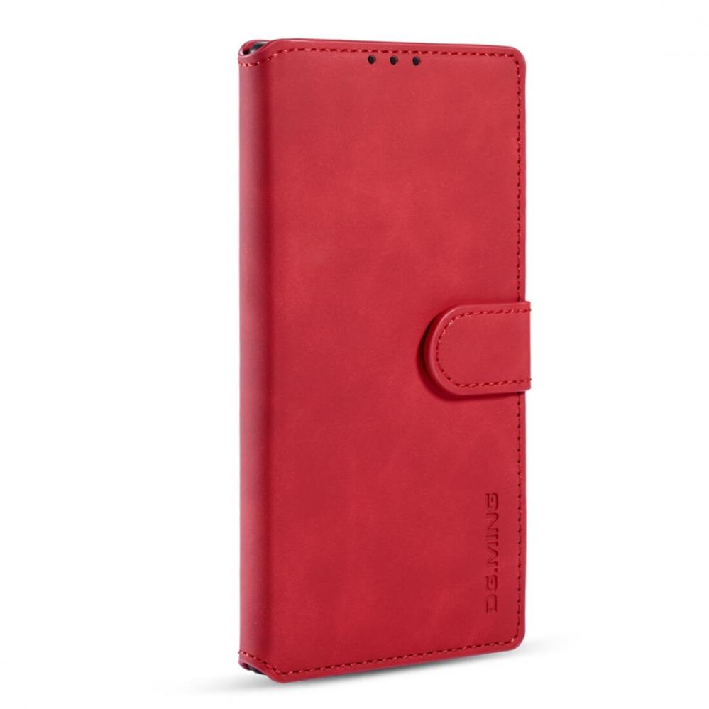 Plånboksfodral för Galaxy Note 20 Ultra Röd - DG.MING