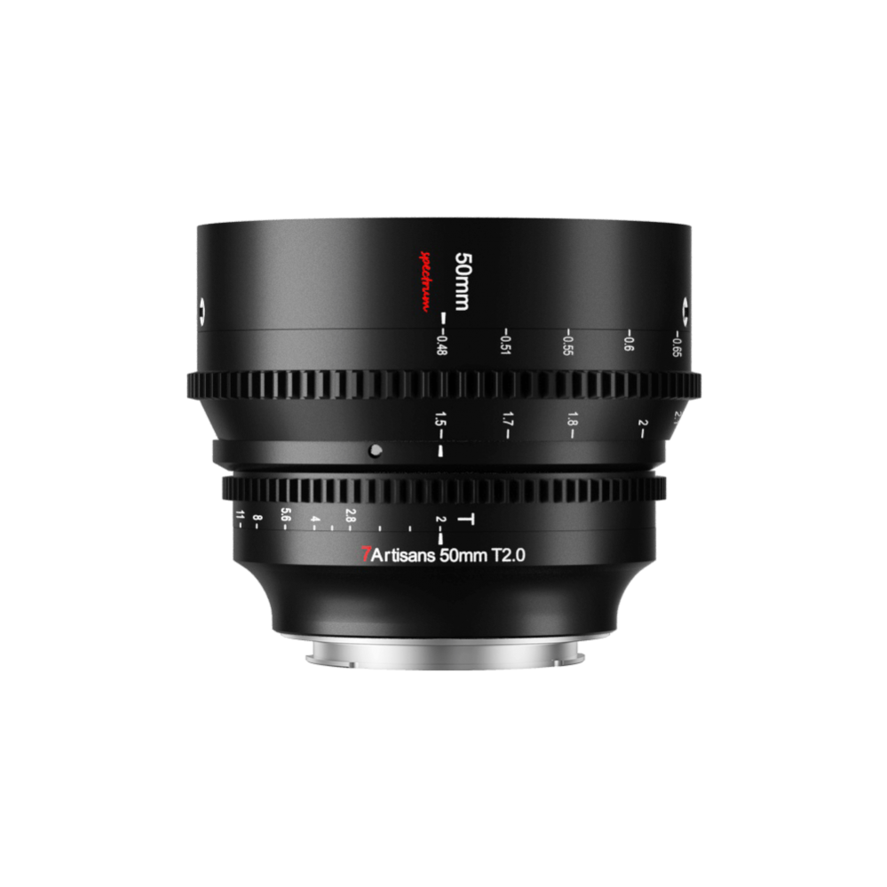  7Artisans 50mm T2.0 Fullformat Cinema Objektiv fr Canon EOS R