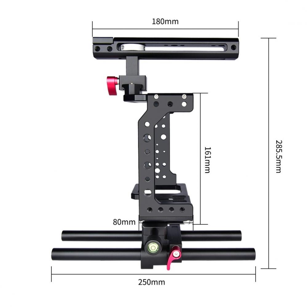  Yelangu C8 Videokamerabur Cage med rlsstng universal modell