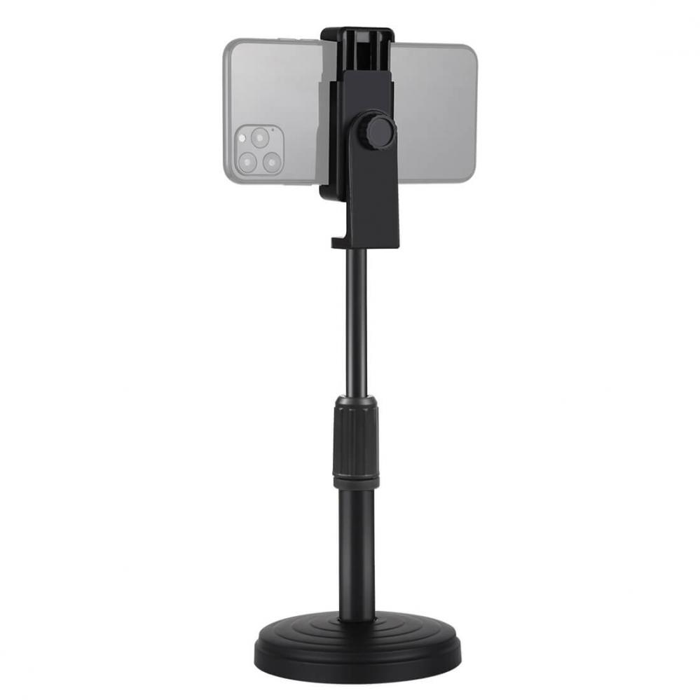  Puluz Bordstativ med mobilhllare fr selfie justerbar hjd 18-25cm