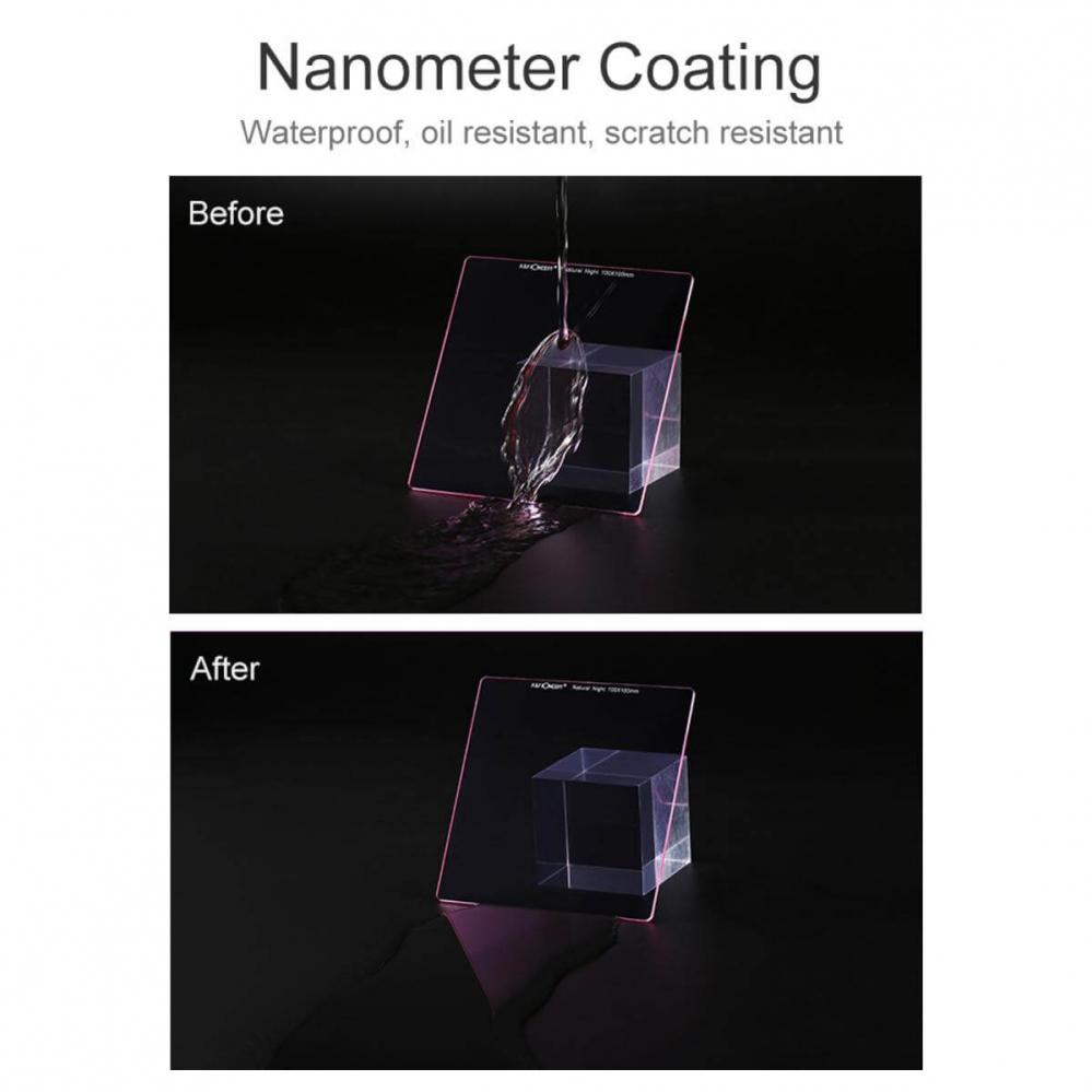 K&F Concept Clear-Night filter Nano-Coating optiskt glas 100mm systemet