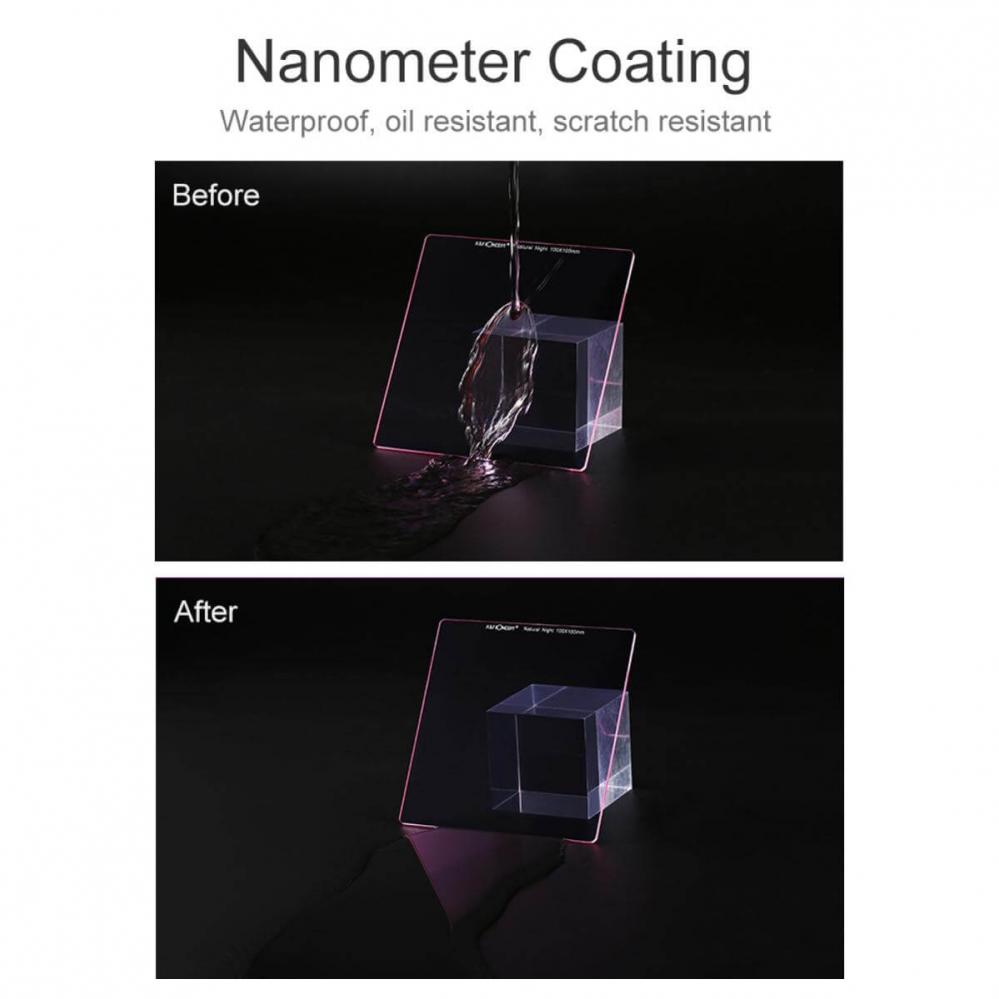  K&F Concept Clear-Night filter Nano-Coating optiskt glas 100mm systemet