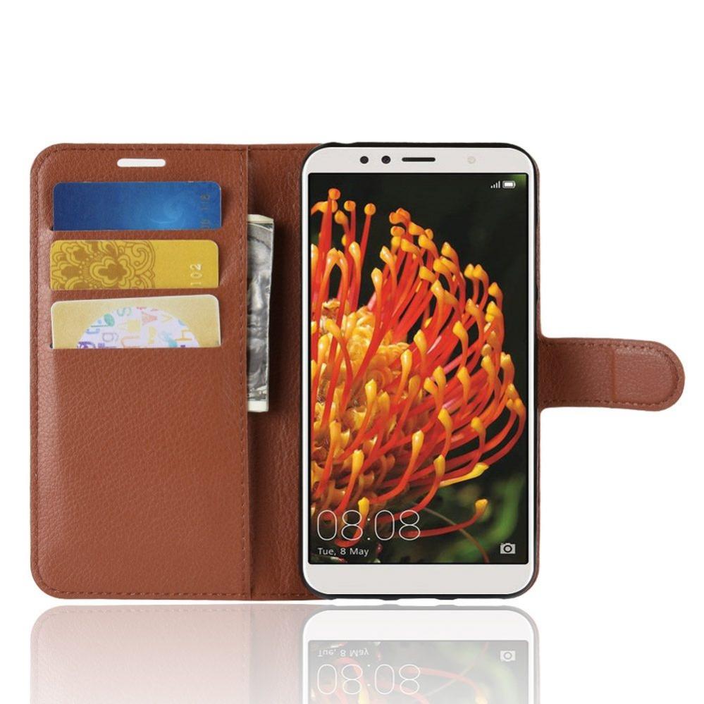 Plånboksfodral för Huawei Y6 (2018) Brun