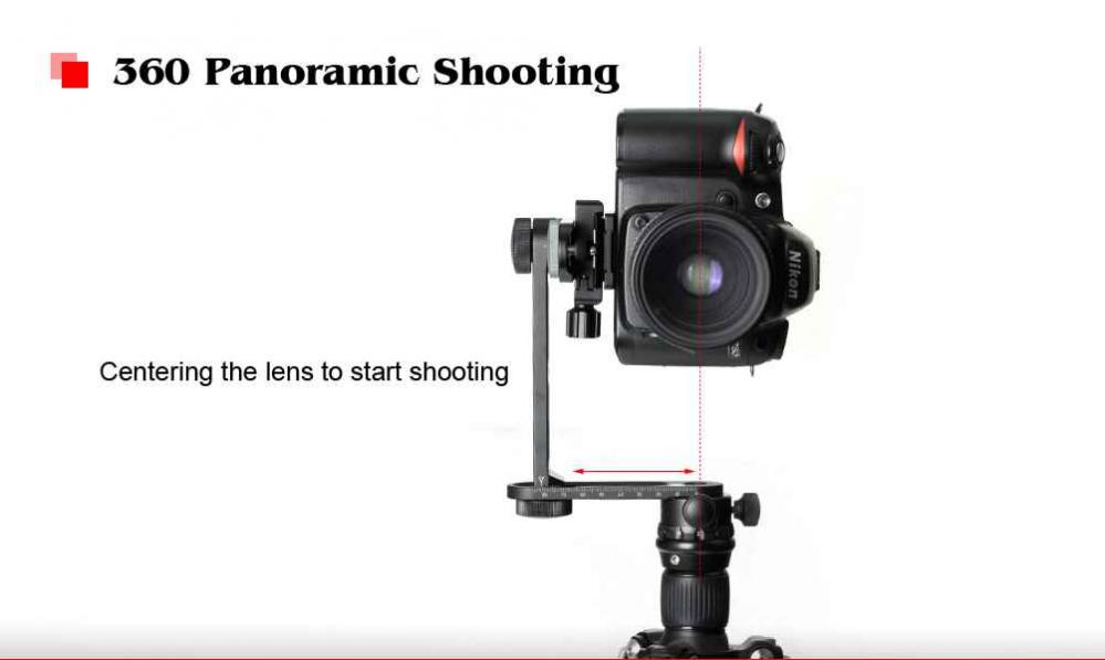 Sunwayfoto CR-30C Panorama-Kit mini med Arca Swiss fäste