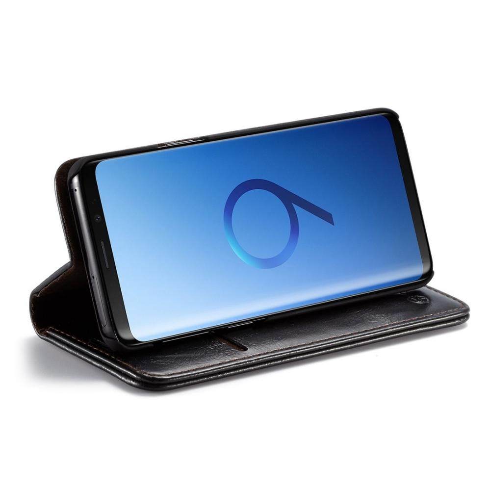 CaseMe Plånboksfodral med kortplats för Galaxy S9 Svart