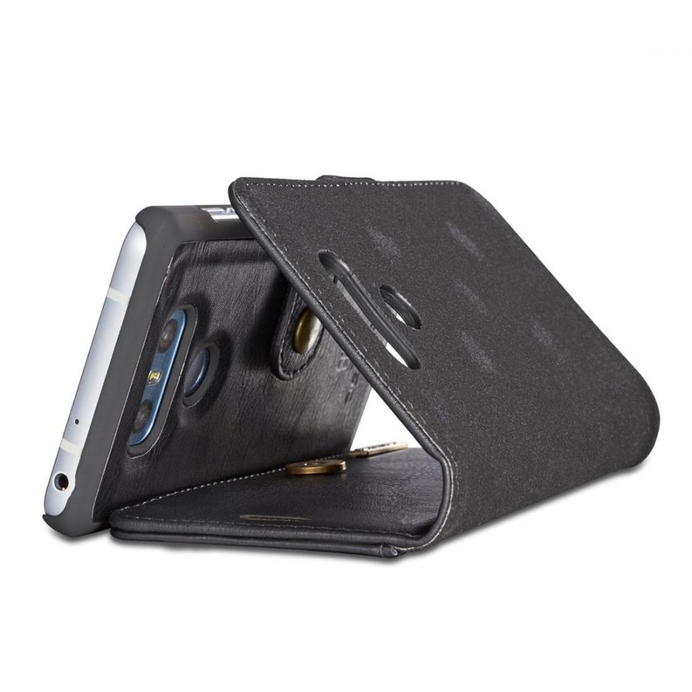 Plånboksfodral med magnetskal för LG G6 - DG.MING