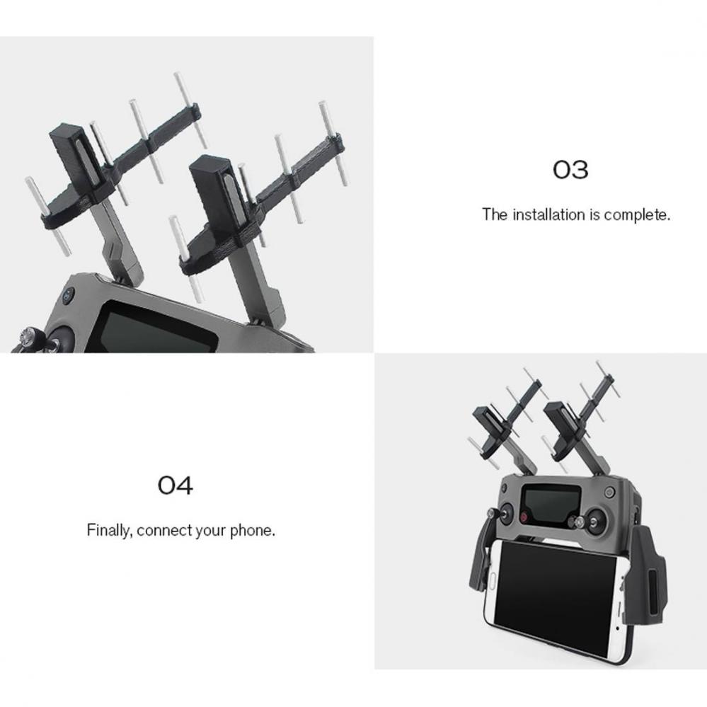 Signalförstärkare för DJI Mavic Pro/ Air/Spark/ Mini fjärrkontroll - STARTRC