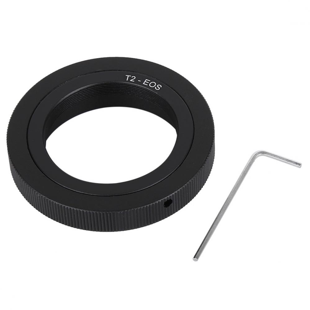 Objektivadapter till T2-fäste för Canon EOS kamerahus