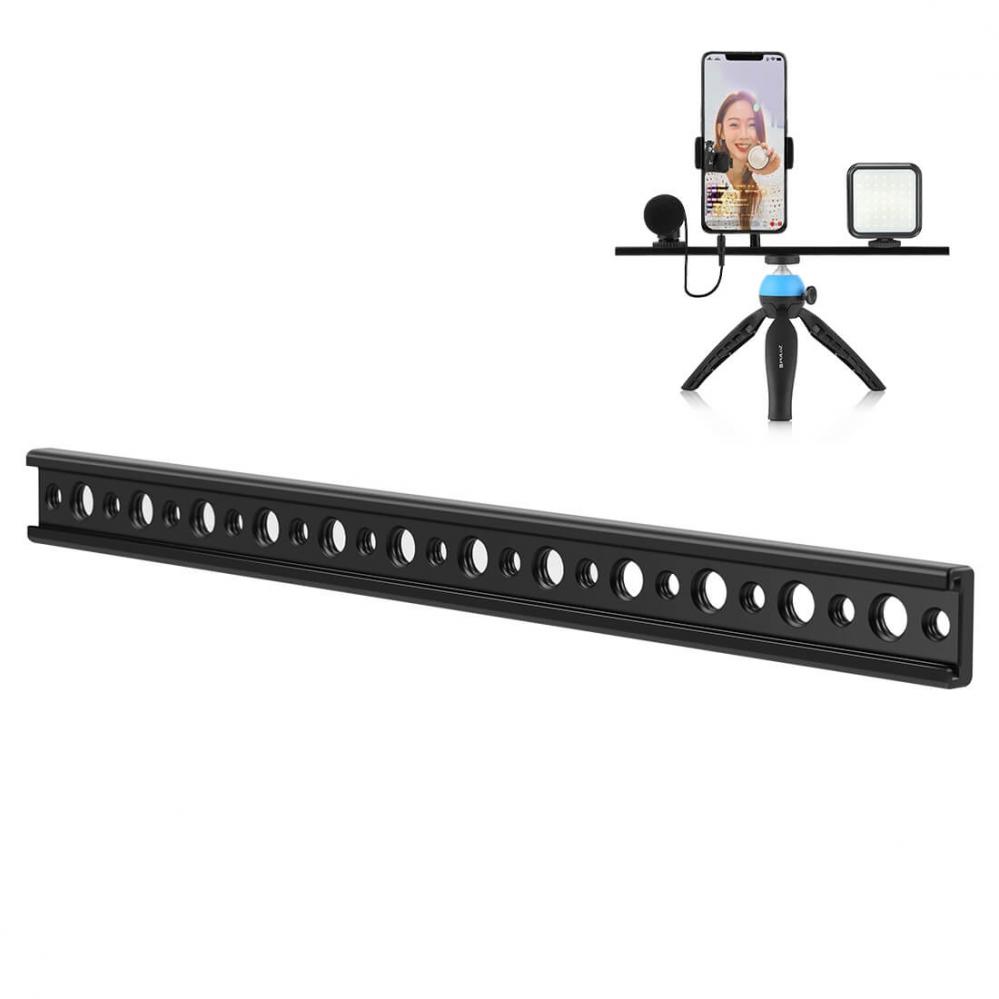 Puluz Skena för kameratillbehör med 1/4-tum & 3/8-tum hongängor